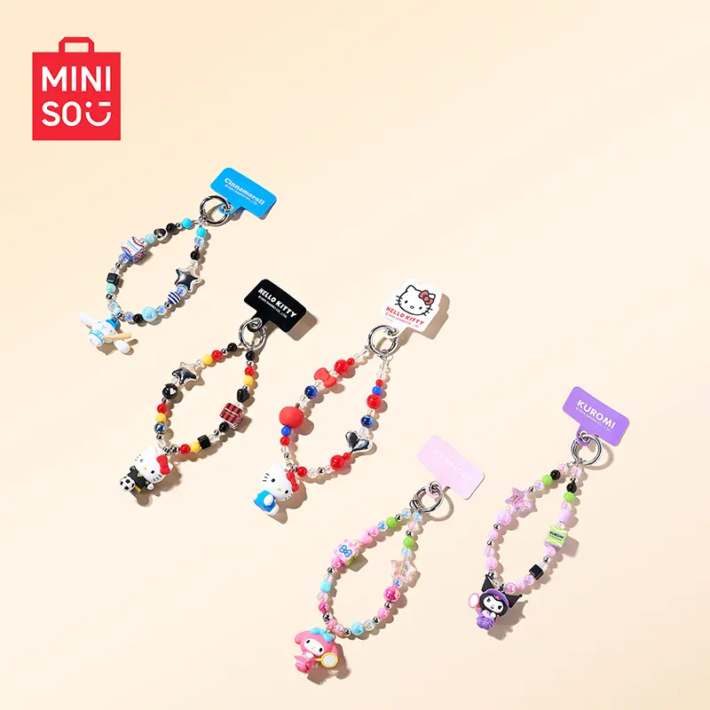 MINISO SR Beaded Pendant: Cute Bag Charm, Phone Strap, Keychain & Backpack Accessory - Adorable Kawaii Gift for Girls, Teens & Sanrio Fans, Perfect for Daily Decoration, Party Favors, Birthdays & Friendship Gift,Perfect Gift for Mom,#Summervibes