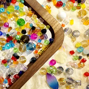 666 Pcs random mixed style beads - mixed shapes, bright and colorful luster, suitable for DIY jewelry making, bracelets, necklaces, keychains - creative design craft beads, jewelry design | decorative beads, jewelry making beads