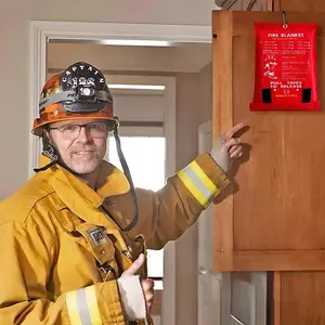 Fire Blankets for Kitchen, Home, School, Office, Camping, Car Emergency Safety Cover, Durable Design, Essential Protection Gear, Fireproof Blanket