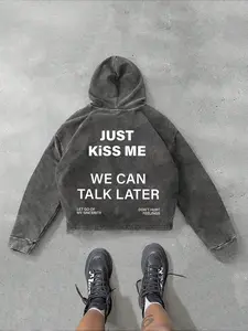 Men's Printed Hoodie with High-Quality Cotton Fabric, Unique Design Graphic Print, Summer Street Style Casual Wear