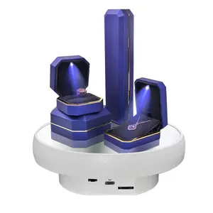 Motorized Rotating Display Stand, 6.3inch /11 Lbs Load ,Mirror Cover ,360 Degree Electric Rotating Turntable ,Cup Display Turner Stand,Photography Products, Jewelry ,Tumbler-Black