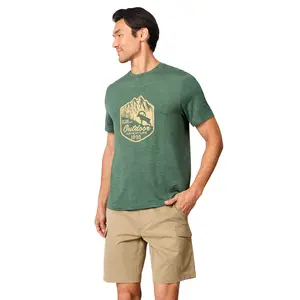 Free Country Men's Super Soft Microtech® Short Sleeve Graphic Crew Tee