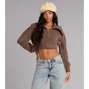 Cuddle Season Crop Sweater