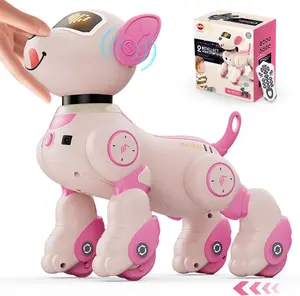 Robot Dog Toy for Kids, Voice & 2.4GHz Remote Control Robot Pet with Interactive Touch Sensors, Over 20+ Responses,Robotic Puppy Toy