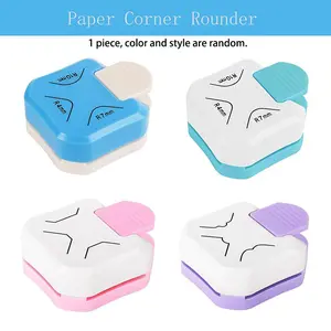 Paper Corner Rounder Punch, Corner Punch Corner Cutter Rounder for Cardstock, 3 in 1 (R4mm, R7mm, R10mm) Round Corners Cutter for Crafts, Card Making, Scrapbook Supplies, Cutting Supplies, Scrapbook Materials