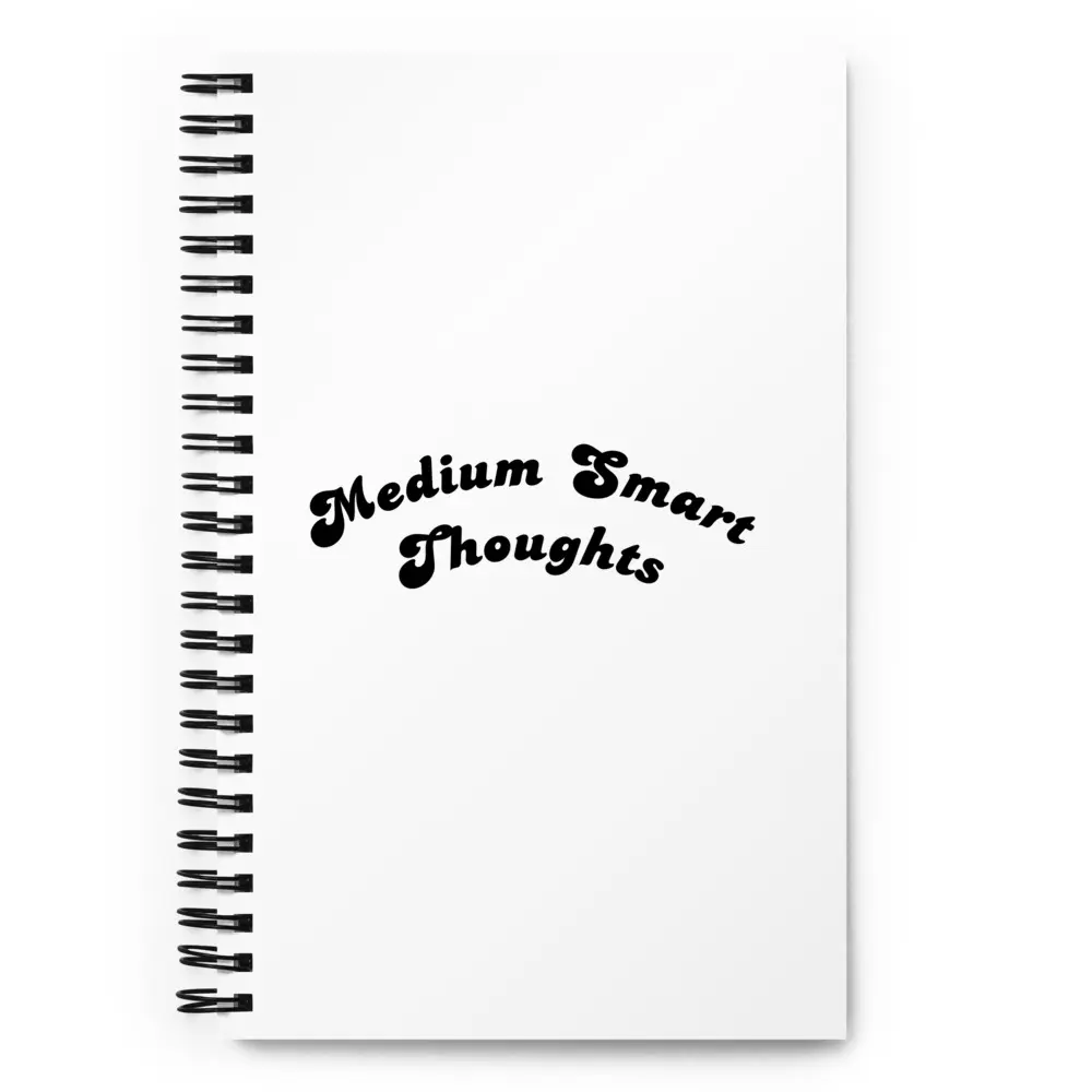 Signature Spiral Customizable Notebook - Office Stationery for Computers & Office Equipment Use, Custom Lettering, Colorful Spiral Design, Custom Lettering Notebooks, Colorful Spiral Notebooks