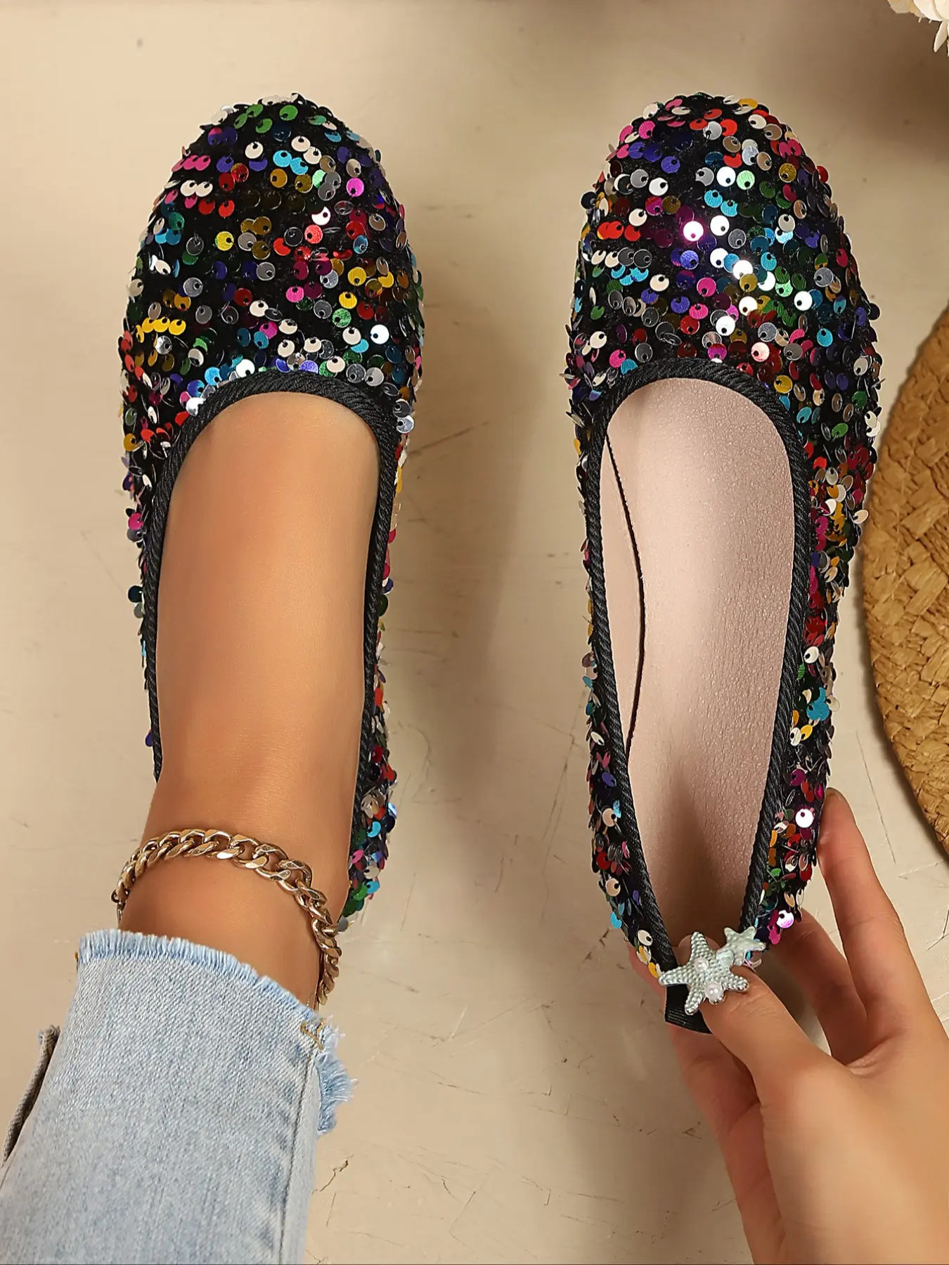 Women's Cute Bowknot Flat Shoes, Summer Casual Flats, Anti-Slip Wear-Resistant Lightweight Low-Cut Casual Footwear, Walking Shoes, All Season Textile Rubber Sole, Bowknot Design Shoes