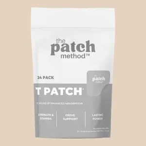 T Patch - 24 Pack - Topical Wellness Supplement for Energy, Blended Vitamins