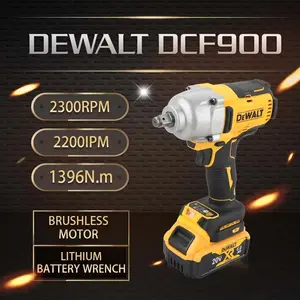 DEWALT DCF900 1/2-in High Torque 20V Brushless Cordless Impact Wrench with Hog Ring Anvil, Bare Machine (Battery & Charger Not Included)