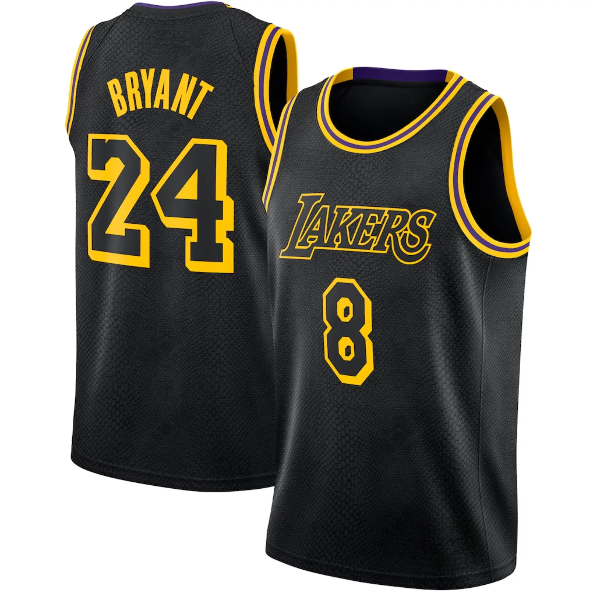 Kobe Bryant's number 24 jersey, complete with the logo