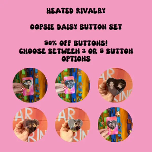 Heated Rivalry Oopsie Pin Button Set - TikTok Shop