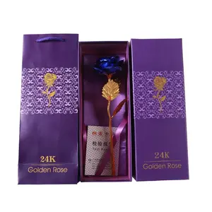 24K  Decorative Gold Dipped Rose With Gift Box