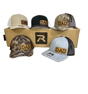 Dad SnapBack Trucker Leather Patch Hat R112 hats
