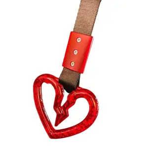 Broken Heart Pull Handle Tow Hook Decoration for Drift Show Car - Multicolor Car Decor