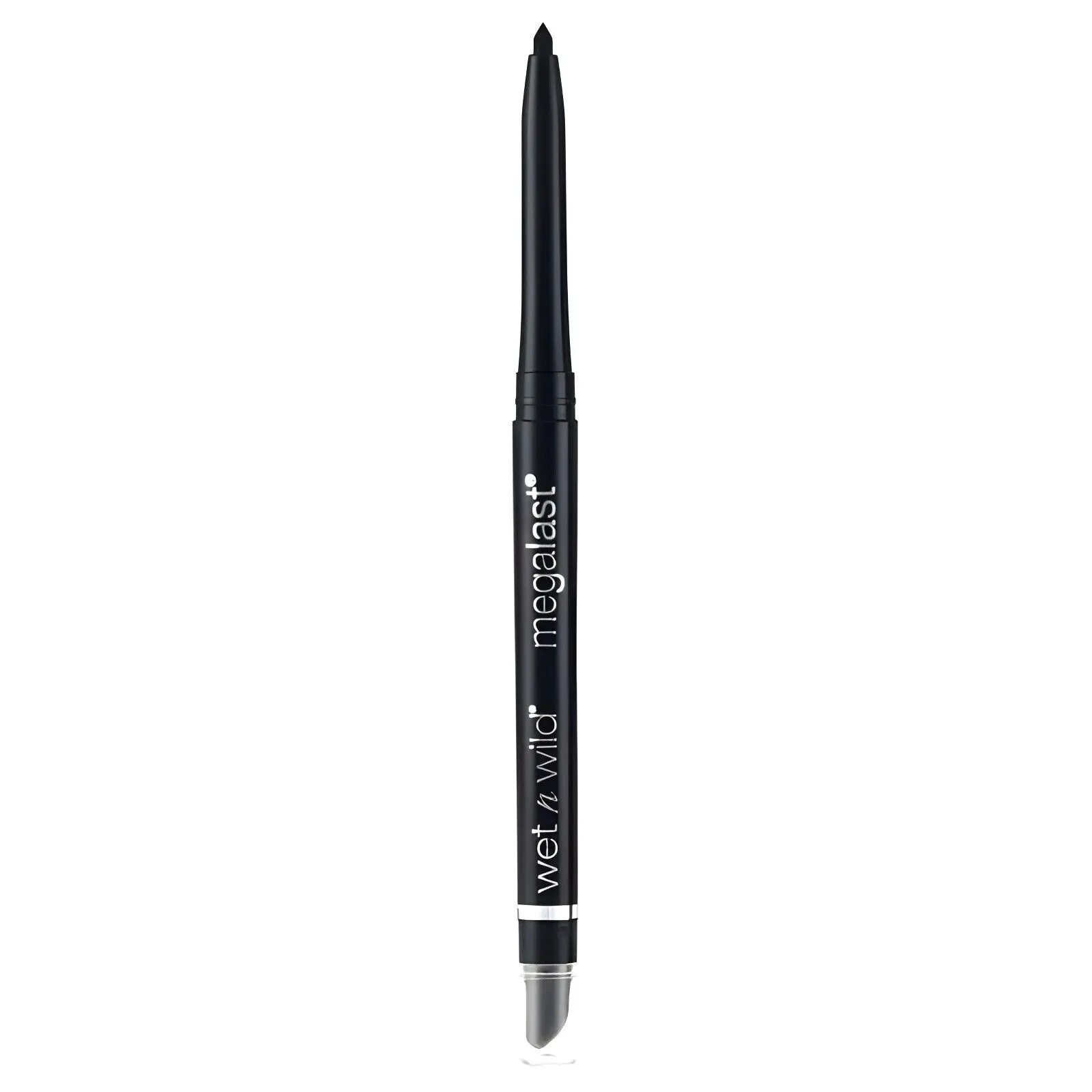 Wet n Wild MegaLast Retractable Eyeliner Pencil, 16-Hour Long-Lasting & Waterproof, Silky Formula for a Flawless Look, Fragrance Free, Black 691A, 0.008 oz, Cosmetic, Adults, Single Item, Eye Pencil