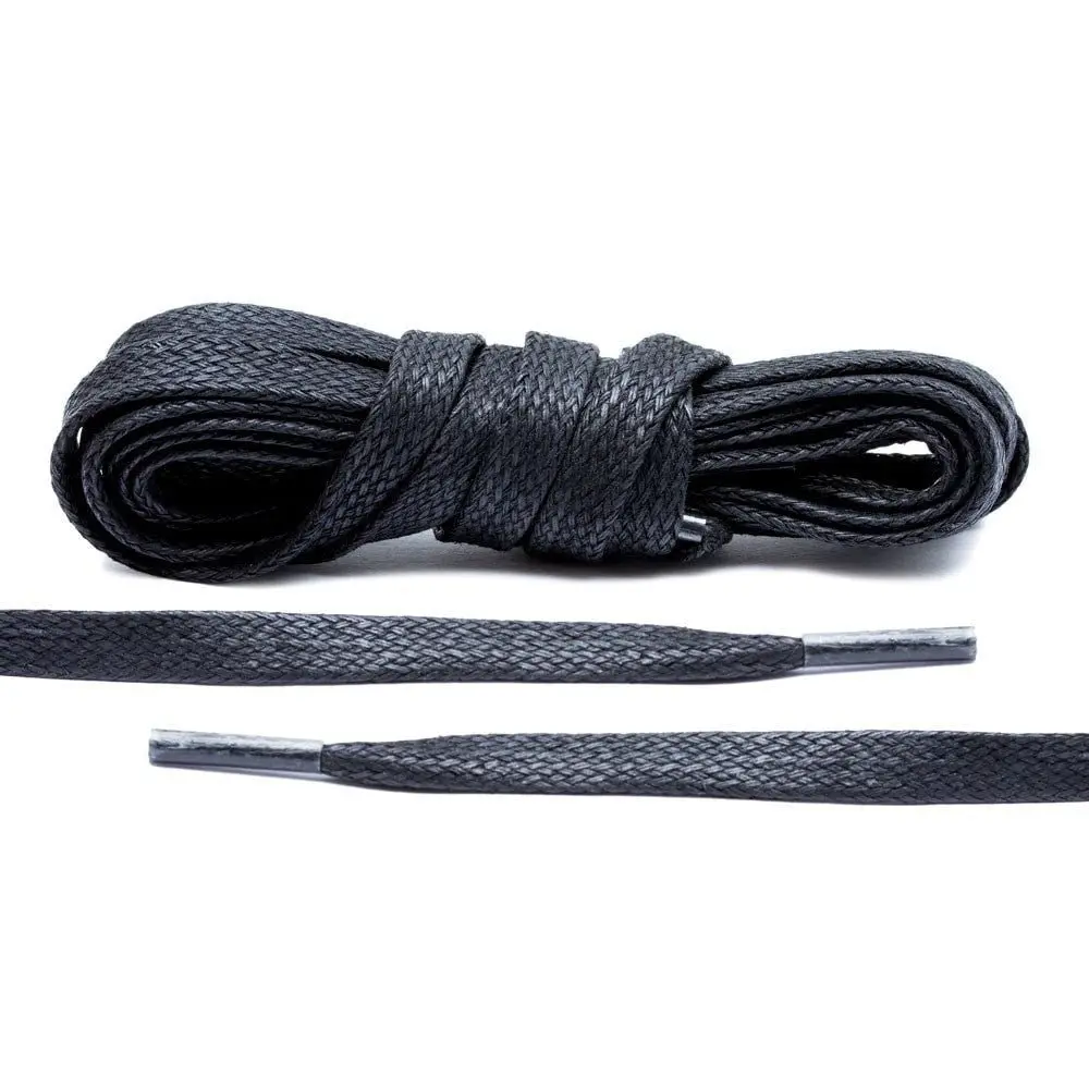 Black Waxed Shoe Laces Black Waxed Shoe Laces