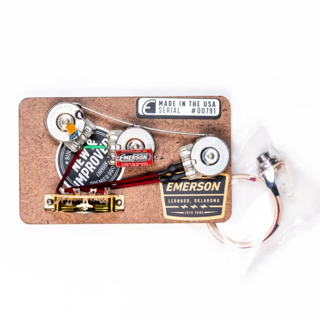 Emerson Custom Stratocaster 5-Way Blender Prewired Kit, Guitar Kit
