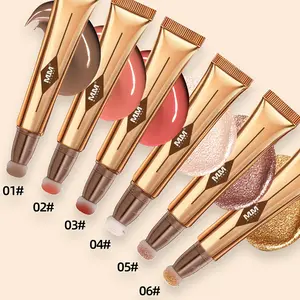 Beauty Blush Wand Multifunctional Makeup Brush, Highlighter Contour Stick, Matte Brightening Face Color Cosmetics, Essential Beauty Tool