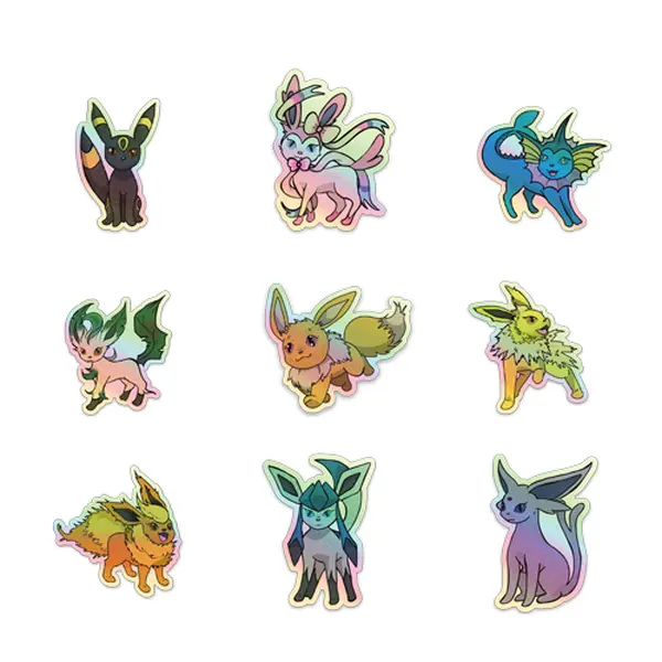 Annabell's Holo Eeveelution stickers