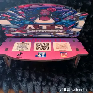 QR Code MDF (Small) Benches