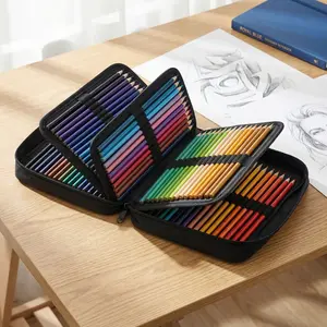 Art Supplies 120 Color Colored Pencils Set for Adults with Sketchbook Professional Vibrant Artists Drawing Sketching Blending Shading Soft Core Oil Based