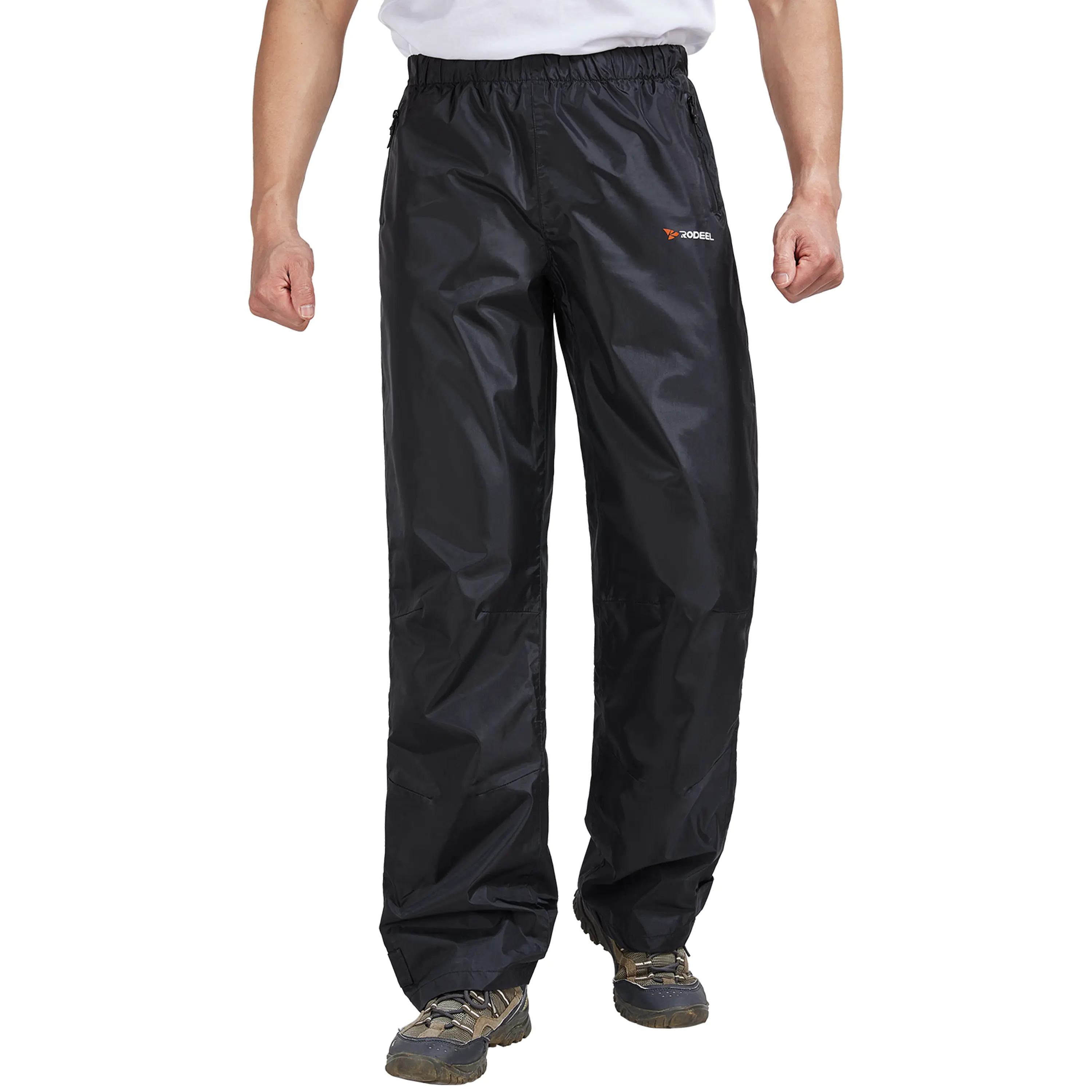 【RODEEL】723 Waterproof Pants Men Workwear Lightweight Breathable Rainproof Bottoms Durable Rain Trousers Weatherproof Rainwear For Outdoor Hiking Camping Fishing Boating Construction Roofing Landscaping Gardening SummerWins