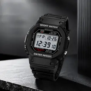 Multifunction Digital Sports Watch for Students & Teens | Electronic Wristwatch with Luminous LED Display & Alarm Clock | Perfect for Outdoor Fitness, Running & Daily Casual Wear | Unique Stylish Shape, Cool Trend & Ultimate Gift Idea!
