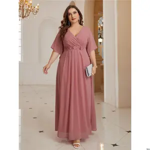 Guest Prom Formal Elegant Patchwork Sequin tiktok Belle Plus Size Lace Bridesmaid Dress Evening Wedding Gown For Graduation Dinner