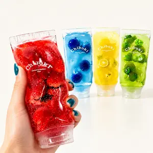Squishy Fruit Gel Stress Balls - Handheld Fidget Squishies,Strawberry Squishy Sensory Toy for Stress Relief, ASMRTactile Toys for Grown Ups & Kids super solid squish