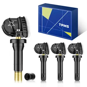 315Mhz Pre-Programmed TPMS Sensor,Tire Pressure Monitoring Sensor Compatible with:-GMC Sierra 1500 (07-18) | Yukon (07-20) | Terrain (10-20) | Acadia (07-16) OE#13598771(Set of 4)