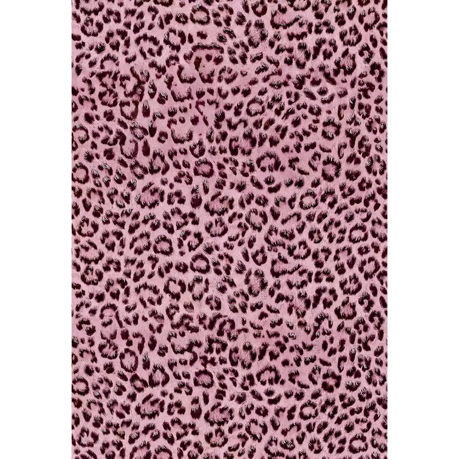 Leopard Print Peel and Stick Wallpaper,  Removable Self Adhesive Textured Wall Paper, Black and   Funky  Contact Paper for Bedroom and Bathroom 120"X17.3"(14.4 sq. ft)