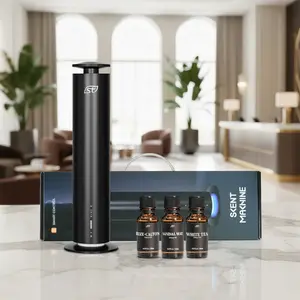 Popular Home Prof Essentials Gifts Scent Diffuser Set with 3*20ml Fragrance Essential Oils, Remote, Charger For Aromatic Home