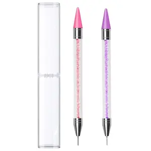 Double-Headed Diamond Dotting Wax Pen, Two-In-One Wax Stick for Flower Needle and Rhinestone Removal, Adhesive Tool for Crafting, Diamond Art Tools