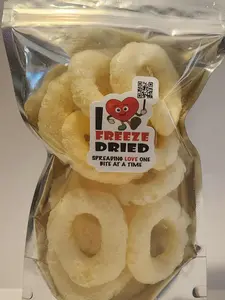 Freeze Dried Pineapple Rings dessert fix christmas