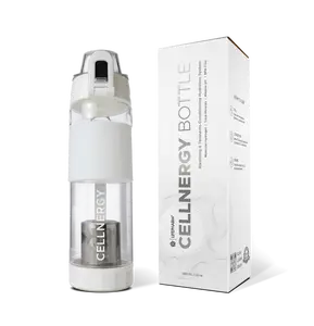 CELLNERGY Bottle | Molecular Hydrogen + Alkaline Water Bottle | Antioxidant Hydration | BPA-Free Portable Device