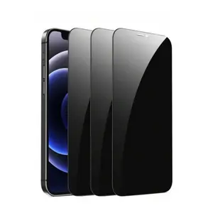 3PCS Privacy Protection Screen Protector Compatible With iPhone 11/12/13/14/15/16/17 PRO MAX/14 Plus/XS/X/XR Tempered Glass Privacy For 15 Plus Anti-Spy, Phone Screen Protector, Phone Accessories
