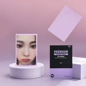 Premium Colored Photocard Sleeves - 61x91mm Double Sleeve Size (pack of 100)