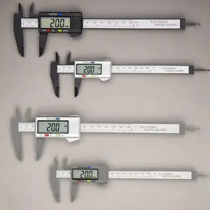 Digital Electronic Ruler Calipers Measuring Tool, LCD Precise Measurement Device for Jewelry & Crafts, Durable Design, 150mm Size