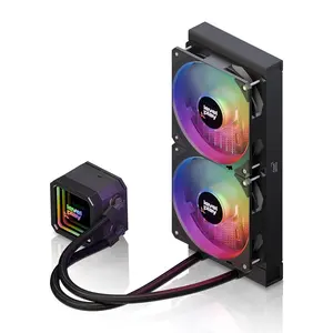 CL240 ARGB 240mm AIO Liquid CPU Cooler – High-Performance Water Cooling with Dual ARGB Fans, Ultra-Quiet Pump, and Efficient Heat Dissipation for Intel LGA1851/1700 & AMD AM5/AM4
