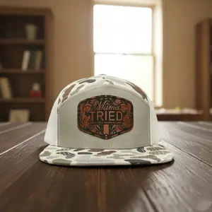 Mama Tried Duck Camo Trucker Hat 2026 Edition – Retro Hunting Mesh Snapback Cap | Outdoor Country Streetwear Hat for Men & Women
