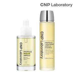 Sensitive Skin Soothing Duo (Propolis Rescue Ampule + Toner), Niacinamide with IP-BHA , Sensitive/Blemish Skin, Soothing, Hydrating, Mimizing Pores, Lightweight Facial Essence, Glass Skin, Korean Skincare (50ml+150ml)