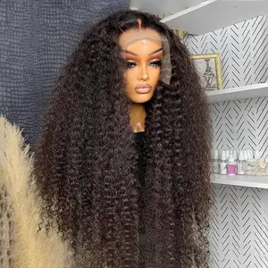 Bling Hair 180 Density 12~36 Inch 13x4 Hd Lace Frontal Wigs Deep Curly Human Hair Wig For Black Women Deep Wave Wig Water Wave 13x6 Lace Front Wig TikTokShopBlackFriday
