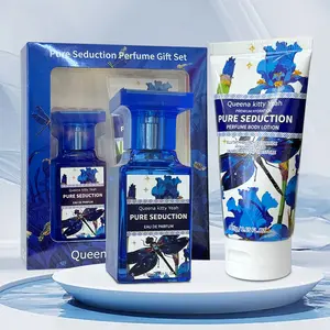 Queena Kitty Yeah Pure Seduction Perfume Gift set vanilla  aura Men's Long Lasting Fragrance Set midnight blossom Sunshine Vanilla Gourmet Perfume summer  mink  cologne  vanilla mace Floral Fruity Eau de Parfum Spray