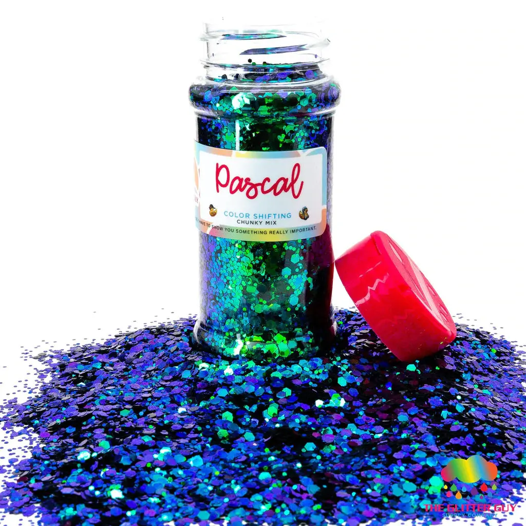 Pascal Iridescent Color Shift Glitter, Nail Art Decoration from The Glitter Guy, Iridescent Glitter