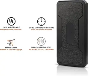 Portable 10,000mAh Power Bank – Fast Charging, Built-In Cables & Perfect for Travel