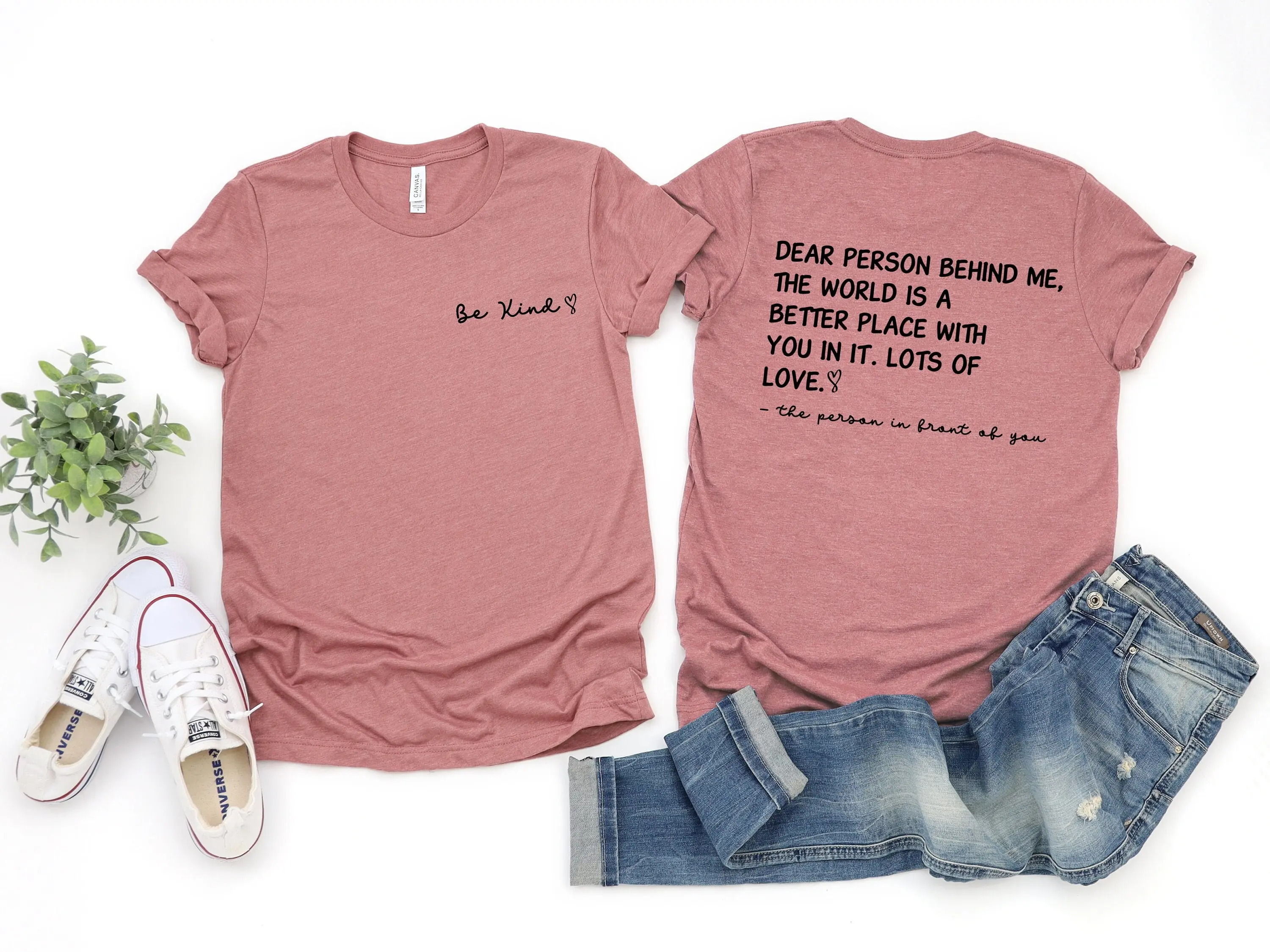 Dear Person Behind Me Shirt, Be Kind Shirt, Aesthetic Be Kind Shirt, Mental Health Shirt, Inspirational Tshirt, Equality Shirt, Positive Tee