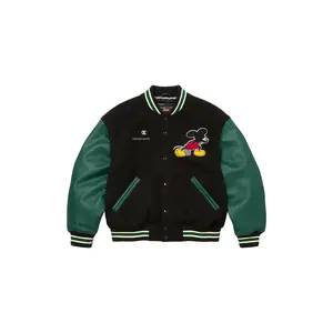 Number (N)ine Mickey Varsity Jacket "FW25 - Black" SU26190