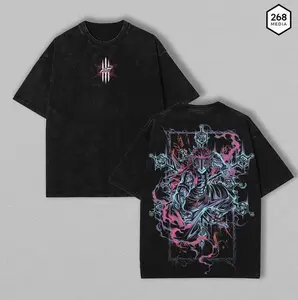 valentine shirts Retro Limited Vintage Akaza Demon Slayer tshirt , demon slayer infinity castle V3, Unisex Oversize Anime Manga Acid Washted Heavyweight Cotton Tshirt, Anime Merch, Gift for anime fan Clothes Oversized