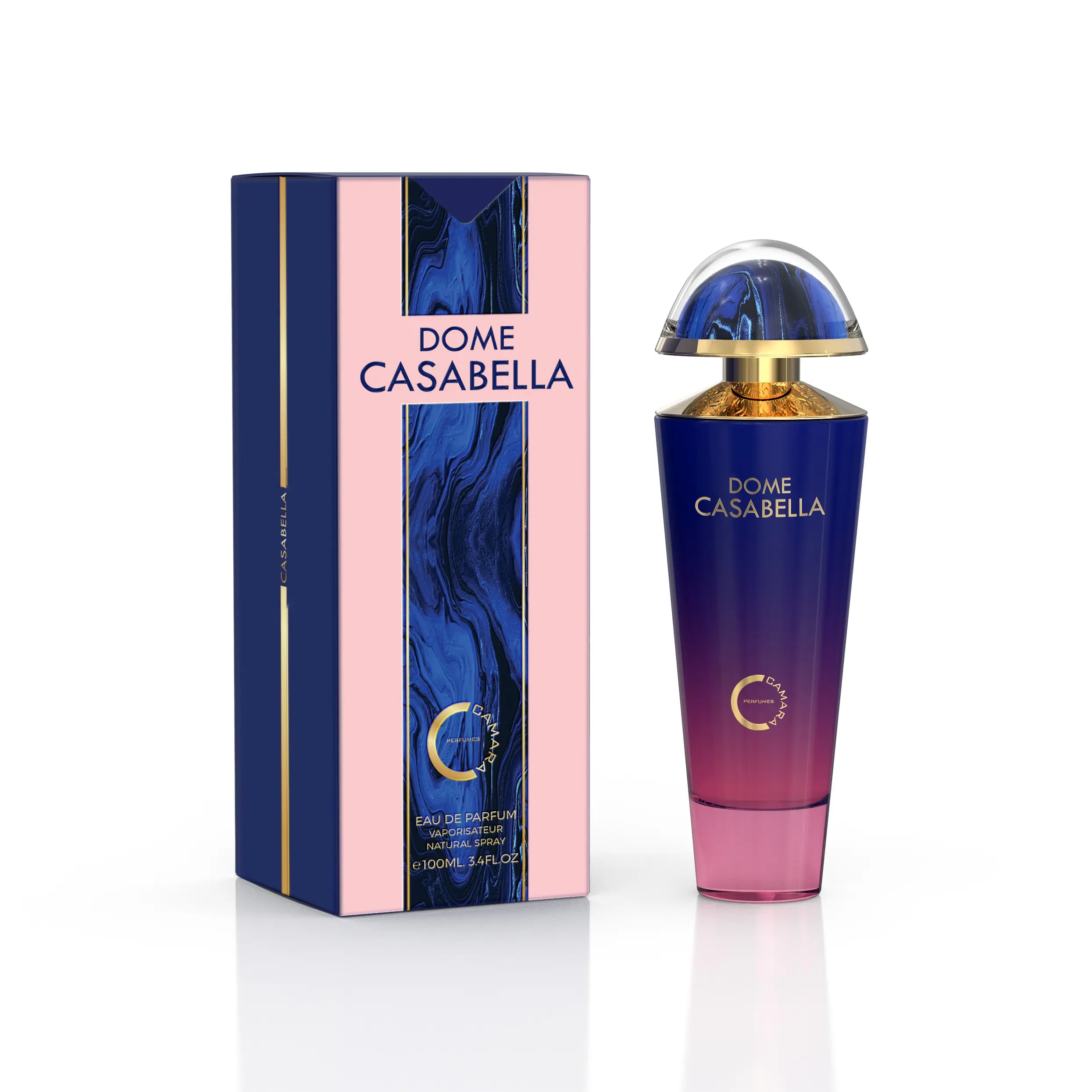 Casabella Dome Floral EDP - 100ML Cruelty-Free Women's Fragrance with Floral Fruity Scents, Cedar Notes for Elysia Jovial Adults, Floral Fruity Vanilla