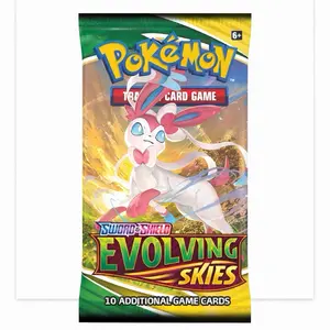 Pokemon Evolving Skies Official TCG Play Booster Pack - Authentic English Collectible Trading Cards for Non-Sports Trading Card Collectors